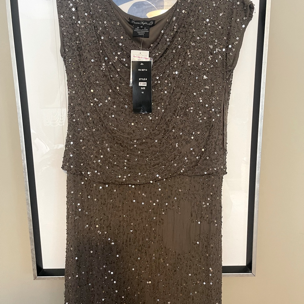 Beaded And Sequined Dress